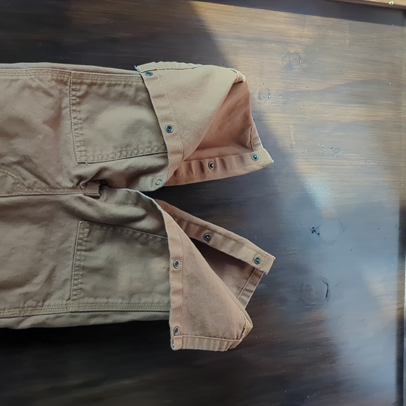Carhartt ductwork baby overalls in camel color - Picture 3 of 6
